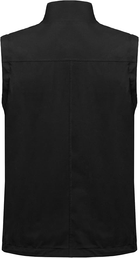 Little Donkey Andy Men's Lightweight Quick Dry Vest Windproof Sleeveless Jacket with 11 Pockets for Travel Fishing Hiking