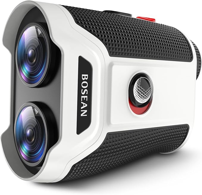 Golf Rangefinder with Slope and Magnetic, 1200/1500 Yards Range Finder Golf, 7X Magnification Flag Lock Vibration, Rechargeable Distance Measurement Device for Golfing Accessories