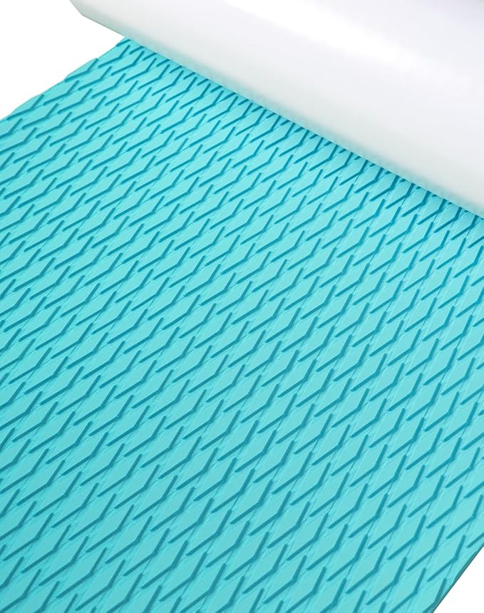 Hjdeck Universal Surfboard Pad EVA Foam Boat Flooring Decking Sheet Self-Adhesive Non-Slip Deck Grip Mat Marine Carpet for Yacht Boat Kayak Decking Golf Cart Fishing Boat RV Surfing Traction Pad
