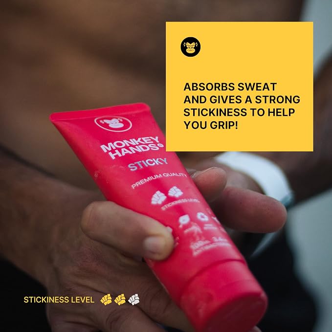MONKEY HANDS MonkeyHands Gel Grip Pole Dance, Calisthenics, Rings, Parkour, Gymnastics, Padel, Tennis and More - High Performance - Skin Friendly, Vegan