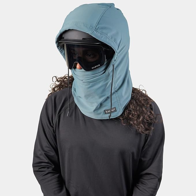 BLACKSTRAP Overhood Therma Dual Layer Adjustable Balaclava Ski Mask, Over or Under Helmet, Adult Unisex