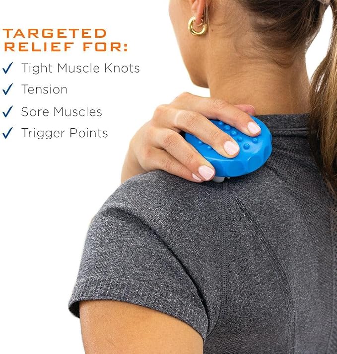 ProStretch Marble Roller, Hand-Held Portable Massage Tool with Magnetic Balls for Acupressure and Muscle Soreness Relief