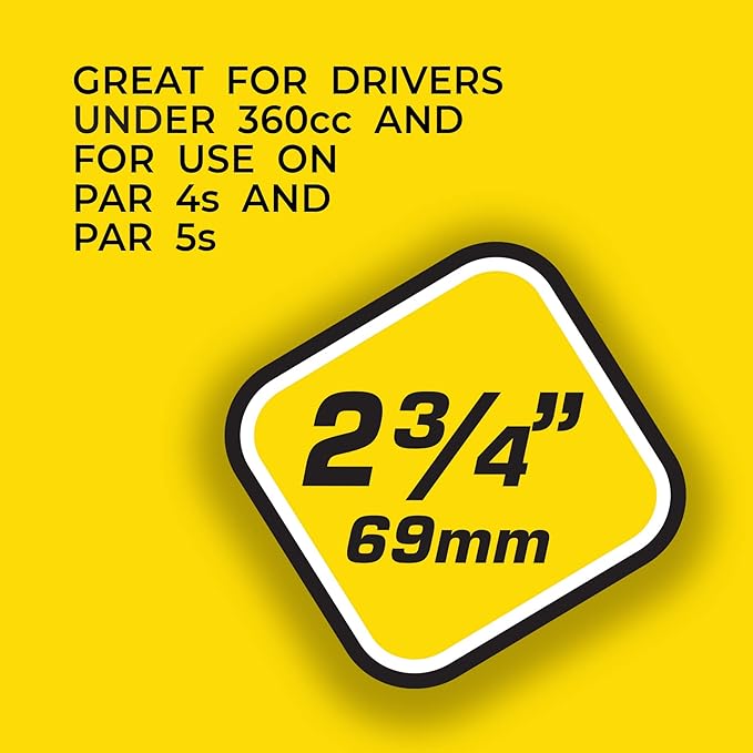 Pride Golf Tee, 2-3/4 inch Deluxe Tee, 500 Count