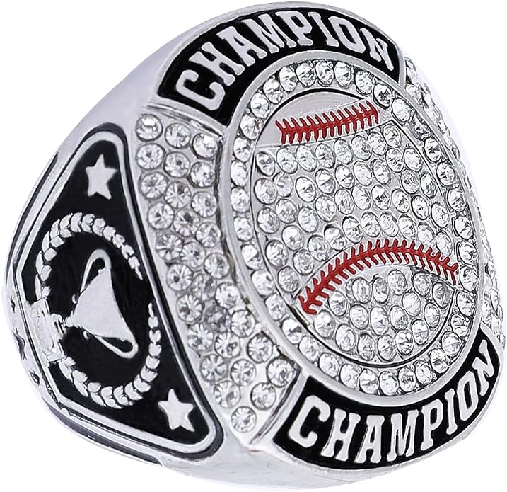 Baseball Championship Ring Trophy Award Gift Tournament Champions or Finalists Champion Ring