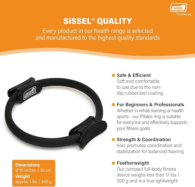 Sissel Core Trainer Pilates Circle Training incl. Exercise Poster