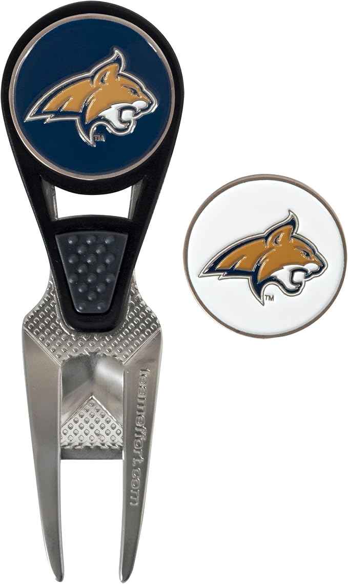 Team Effort Collegiate CVX Ball Mark Repair Tool & 2 Ball Markers