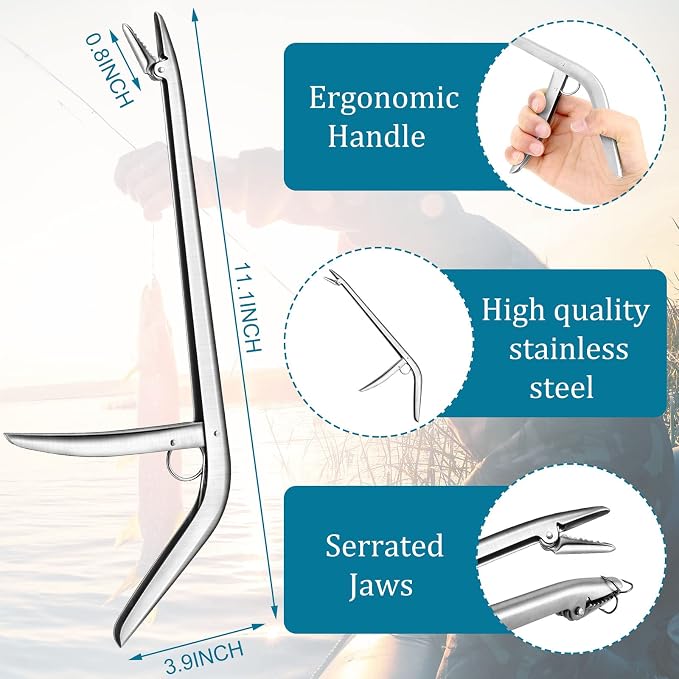 Sosation 134 Pcs Fishing Tool Kit Fishing Gear and Equipment Fishing Pliers Kit Fish Hook Remover Tool Fishing Lip Gripper Set Fishing Lures Baits Tackle Accessories (Blue, Cute Style)