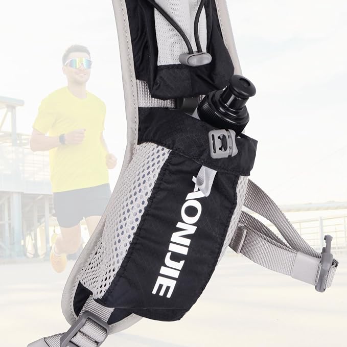 Azarxis Running Water Bottles Flask BPA Free Leakproof Hydration Vest Packs Waist Belt Replacement for Triathlon Marathon Hiking Cycling Climbing Runner