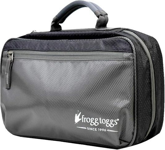 FROGG TOGGS Bait Binder, Fishing Tackle and Bait Storage, Salt Water Resistant Soft Sided Tackle Bag, Black, i360