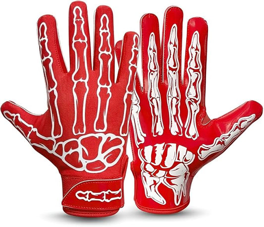 Football Gloves – Super Sticky Receiver Gloves to Boost Grip & Performance for Games & Training – Adult & Youth Sizes