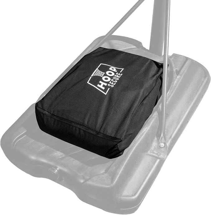Mini - The Original Solution - Heavy Duty Weighted Base Anchor for Basketball Hoops - Weather Resistant, Durable Design, Holds 200+ lbs. Patents-Pending, HOA Friendly (Mini, Black)