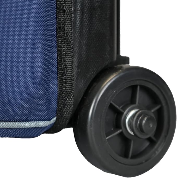 ELITE Basic Bowling Bag Double (2) Ball Roller with Rolling Wheels