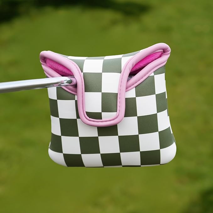 Craftsman Golf Club Cover Golf Head Cover for Driver Fairway Hybrid/Utility Woods Headcover Set Putter Head Cover for Mallet Blade DF3