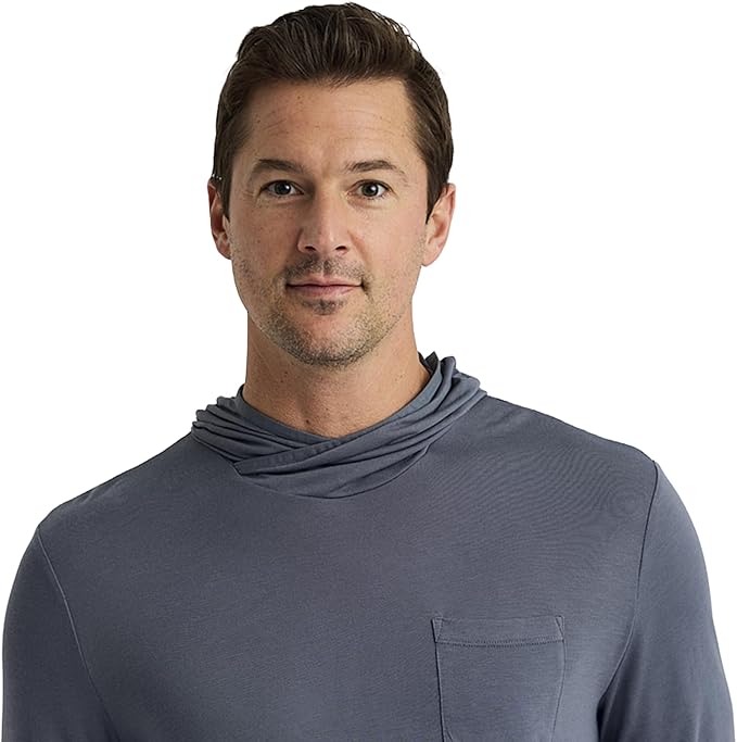 Free Fly Men's Lightweight Hoodie - UPF 20+ Sun Protection Hoodie for Men - Breathable Long Sleeve Sun Shirt for Fishing
