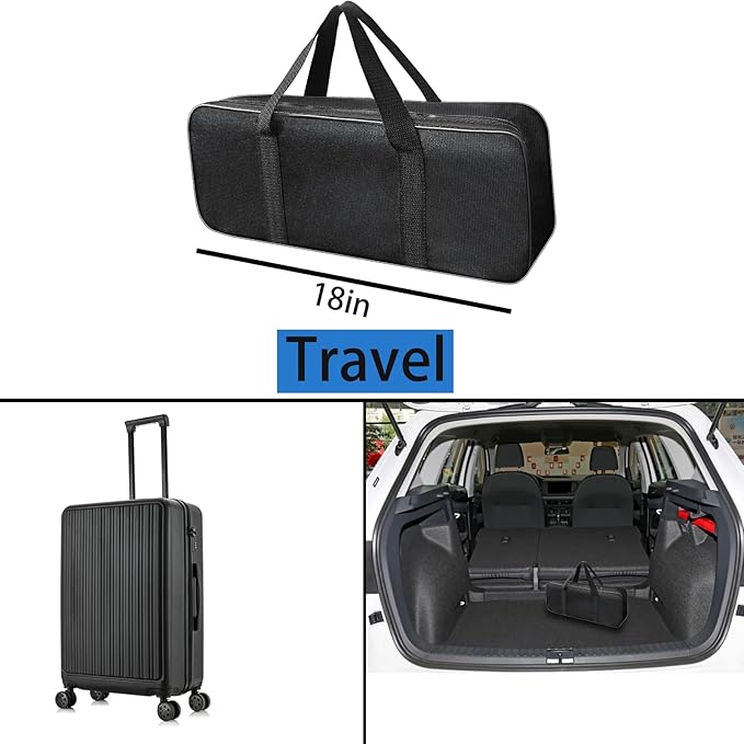 2PCS Fishing Pole Combo,Carbon Fiber Fishing Pole ，12 +1 Shielded Bearings Stainless Steel BB Spinning Reels Fishing Carrier Bag for Travel Saltwater Freshwater