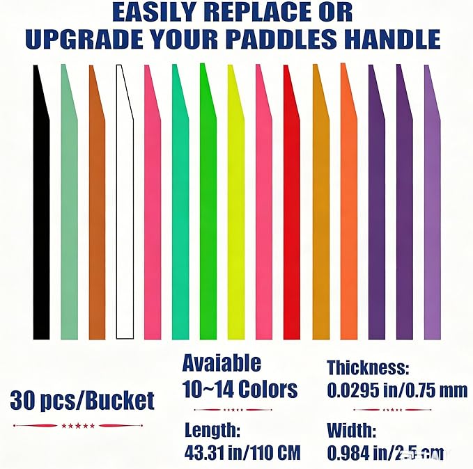 Tacky Overgrips,Tennis/Badminton/Pickleball/Paddle 30/60 Pack, Tacky Anti-Slip and Absorbent Grip, Colorful,Comfort Grip Tape,Absorb Sweatbands Anti Slip