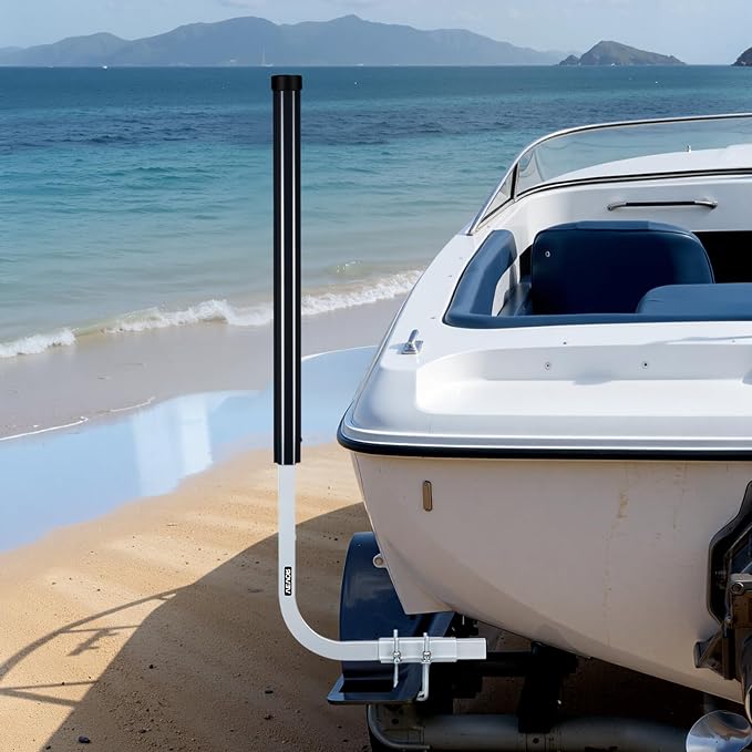 VEVOR Boat Trailer Guide, 16.7"- 60″ Adjustable Design Trailer Guide Poles, 2PCS Trailer Guide-Ons for Ski Boat, Fishing Boat or Sailboat Trailer
