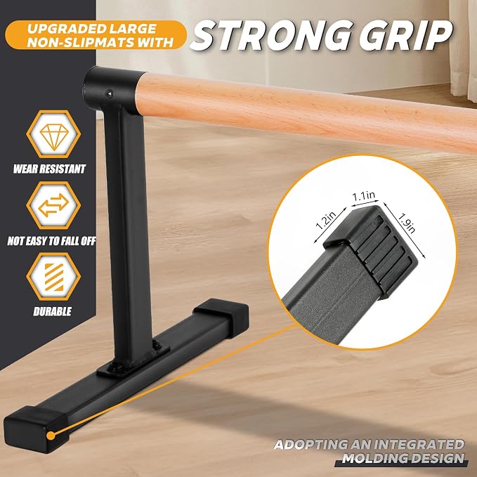 Height Adjustable Multi-functional Power Tower Pull Up Bar Station &Wooden Parallel Bars