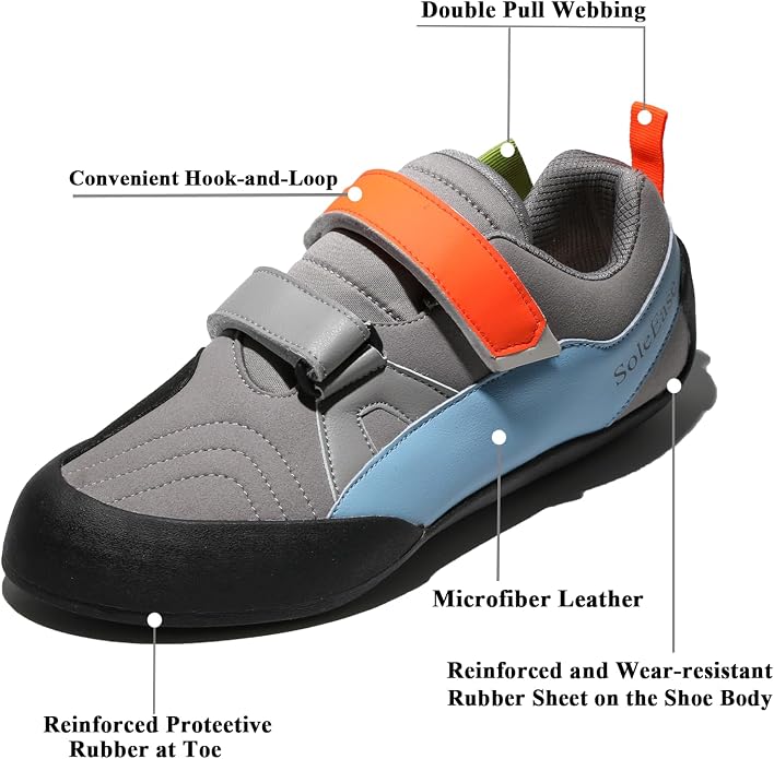 All-Around Men & Women Climbing Shoes for Sport Climbing and Bouldering