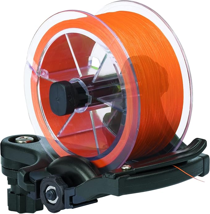 RAILBLAZA Fishing Line Spooling Station for Boats or Kayaks, Adjustable with Pivoting Base for StarPorts, Tracks, or Fixed Mounts
