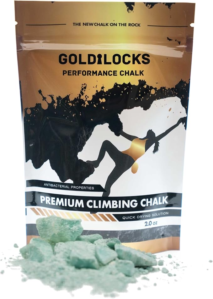 Goldilocks Chunky Chalk for Rock Climbing, Crossfit, Weight Training, Gymnastics, & More - Parent