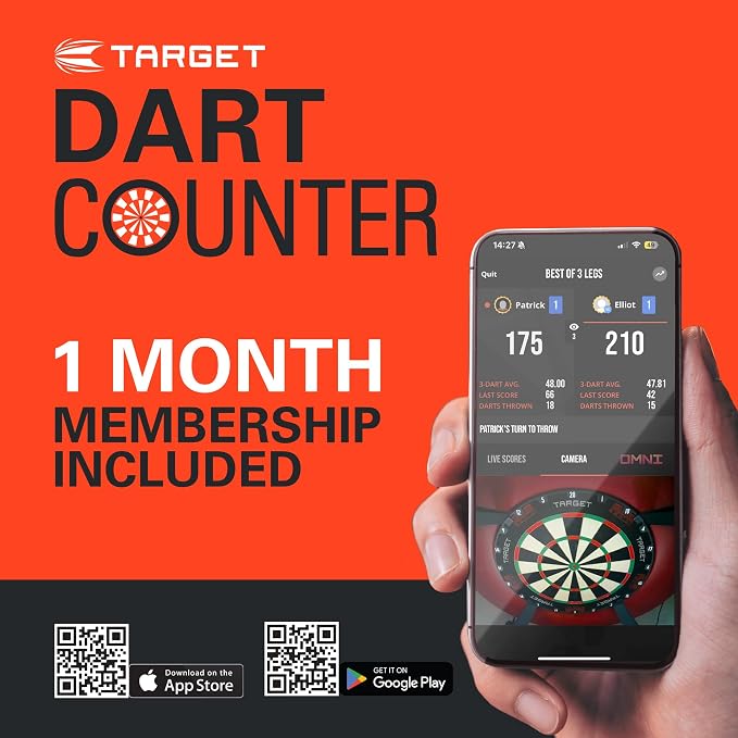 Target Darts Artemis Tungsten Steel Tip Dart Set, 21G/22G/23G/24G/25G/26G | Artemis Original | Artemis K-Flex Integrated Flight & Shaft | Professional Accessories Dart Kit, Dart Wallet Included