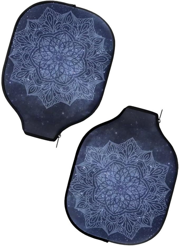 Pickleball Paddle Covers, Fits Standard Pickleball Racquets, Durable Zippered Paddle Cover Universal 8.6 x 11.4Inch
