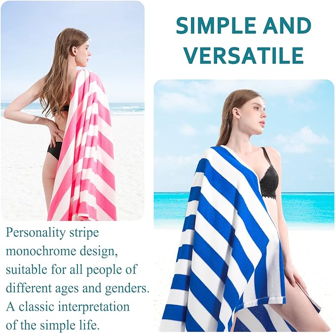 6 Packs Extra Large Oversized Beach Towel Bath Towel 72*40 Set Bathroom Sheets Bulk Quick Dry Soft Absorbent Thick Xl Big Giant Microfiber Terry Blanket Clearance Turkish Toallas De Playa NOT Cotton