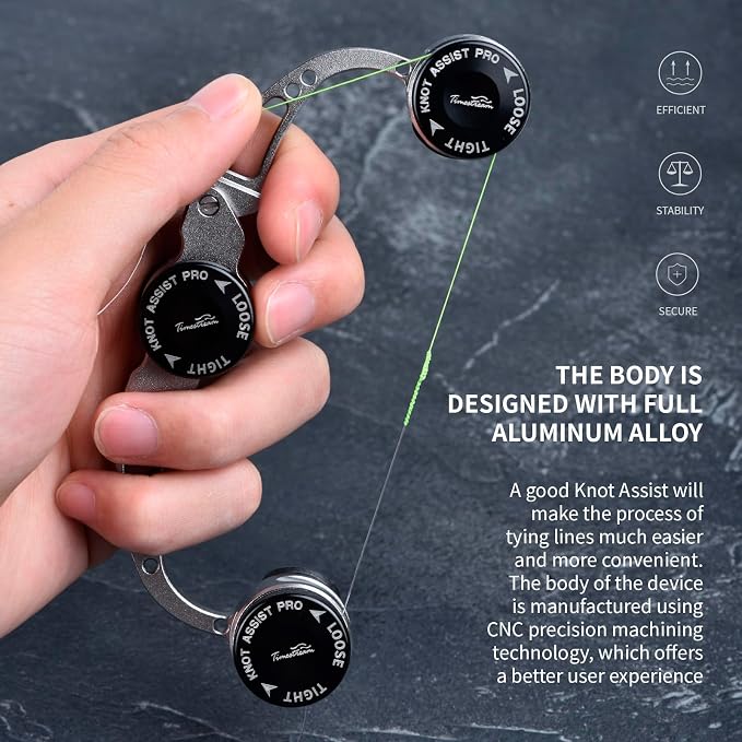 FG Knot Assist Tool，Knot Assist GT Knotter Leader Connection Knot Assist 2.0 for FG Knot Braided Line to Leader Connection Fishing Knot Tying Tool for Braid to Monofilament Leade