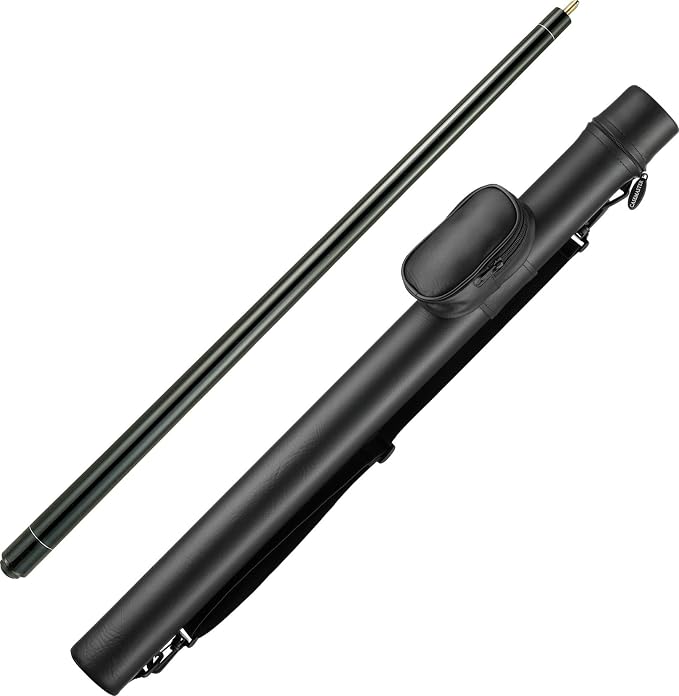Fat Cat 58" 2-Piece Billiard/Pool Cue and Hard Case Storage Combo Set