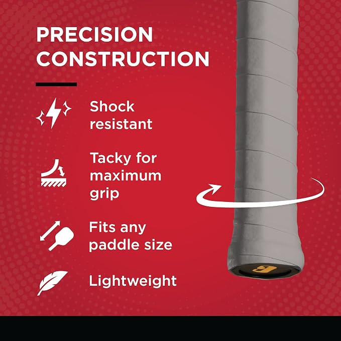 Gamma Sports Supreme Overgrip for Tennis, Pickleball, Squash, Badminton, and Racquetball Racquets, Multiple Pack Sizes and Colors
