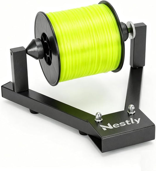 Fishing Line Spooler for Large Spools, Holds Filler and Bulk spools, Portable line Winder Fishing line Spooler with Heavy-Duty Steel Construction, Foldable and Adjustable Tension, Fishing Gears Gifts