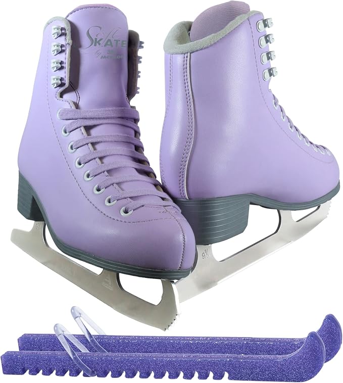 Jackson Classic Model 380/381 Figure Ice Skates for Women and Girls Bundle with Skate Guards Just Launched 2023