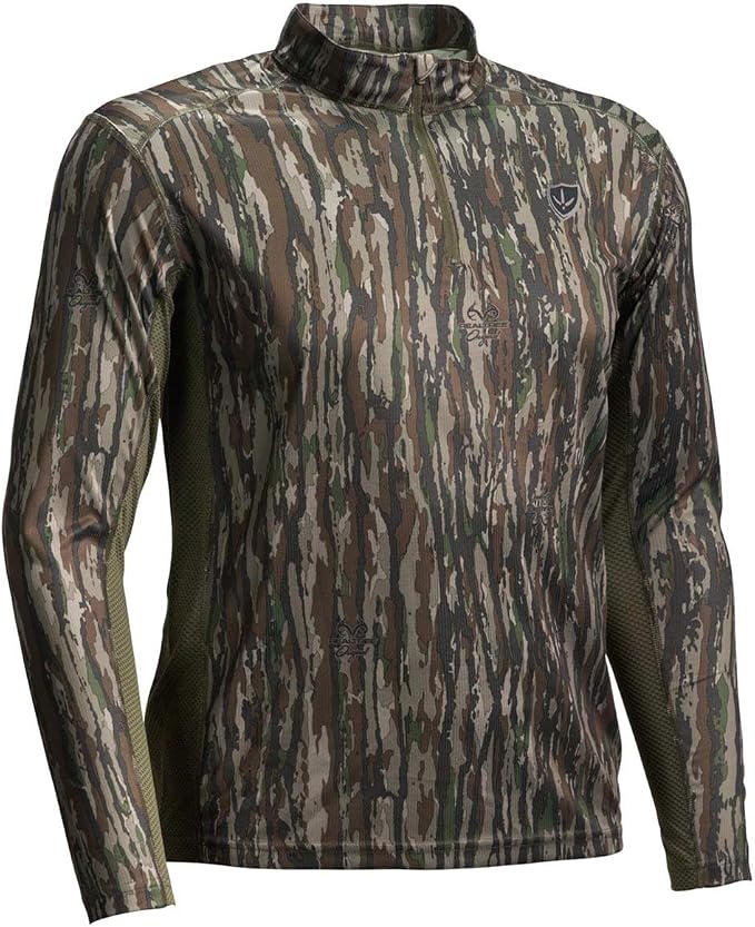 BLOCKER OUTDOORS Finisher Turkey Hunting 1/4 Zip Moisture Wicking Performance Long Sleeve Shirt