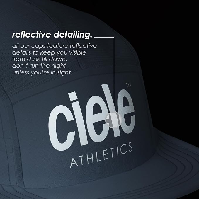 Ciele Athletics GOCap - Premium Washable Moisture Wicking Hat with Sun Protection, 5-Panel Knit Running Hat