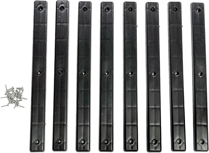 Tie Down - Boat Trailer Bunk Slicks - Bunk Boards - Pack of 8 PVC Bunk Slicks for Boat Trailer - 1-3/4 in.x 17 in.