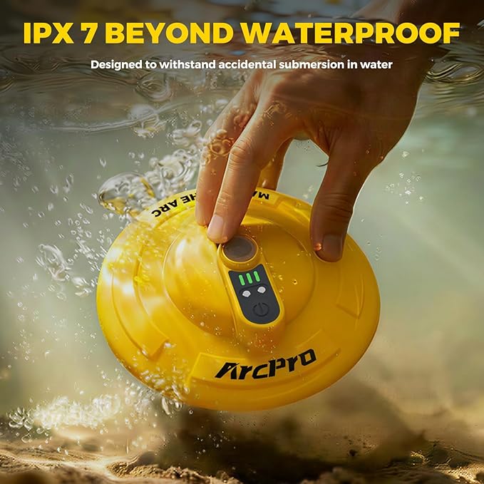 Floating & Rechargeable Bait Bucket Aerator, IPX7 Waterproof with Magnetic Charging, Ultra-Quiet Bubbler for Live Minnows, Portable Aerator for Fishing