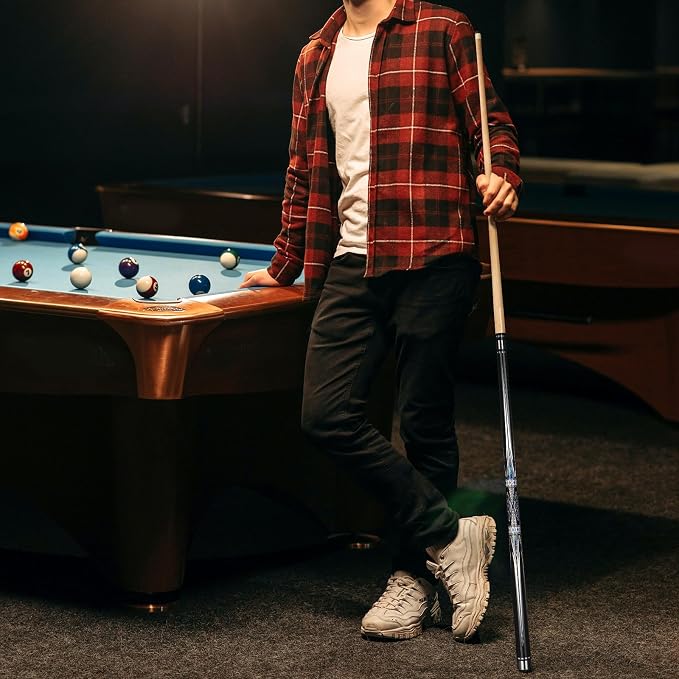 Kmise Pool Stick Set of - 58" Pool Cue Stick, Canadian Maple Professional Billiards Pool Cue, Pool Sticks for Adults, 18~21oz Multiple Colors