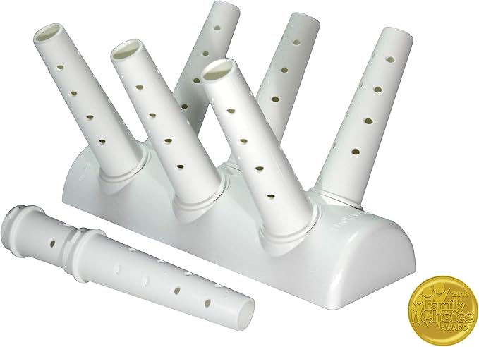 Green Glove Dryer for Hats, Gloves, Shoes & More (Eco Dryer White W/2 Extension Nozzles)