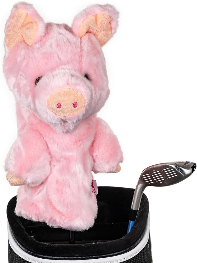 Daphne's Headcovers Pig Driver Headcover | Premium Driver Headcovers | Funny Golf Club Covers | Stylish Protection for Your Clubs | Men's Golf Gear | Driver Headcover for Men and Women