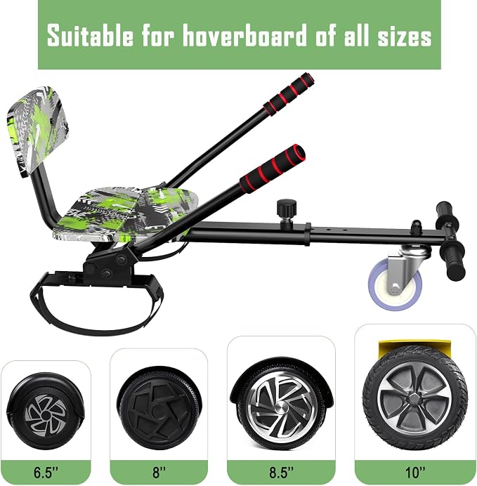 CBD Scooter with Corlorful LED Lights,6.5" Wheels, Dual 300W Motor Scooter for Kids Girls Boys Adults, All Ages