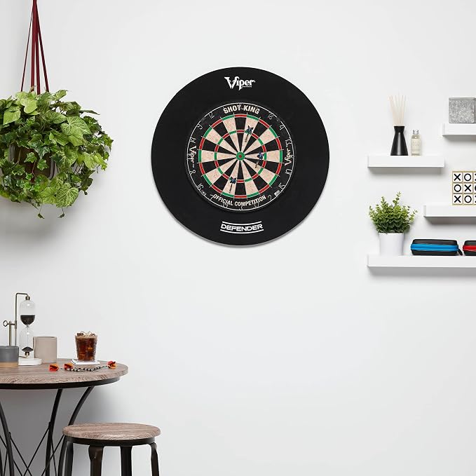 Viper Defender Backboard & Sisal/Bristle Steel Tip Dartboard Bundle