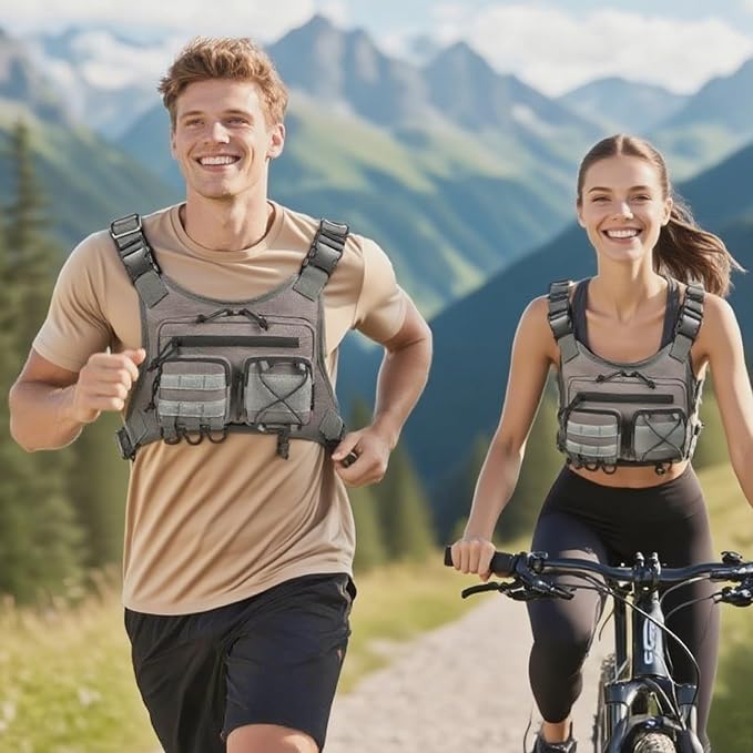 Sports Chest Holster Bag EDC Pouch Bag IFAK Chest Pack for Running