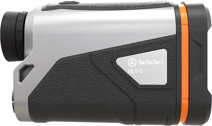 TecTecTec ULT-S & ULT-S Pro with Stabilization Golf Rangefinder with Slope and Vibration, Hyper Read Technology, Smart Laser Range Finder Binoculars with Fog Mode and TOLED Display for Golfing and Hunting