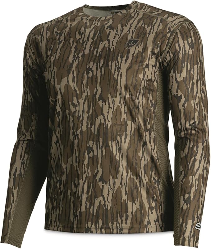 BLOCKER OUTDOORS Finisher Turkey Hunting Long Sleeve Performance Tee – Lightweight, Moisture-Wicking Camo Shirt