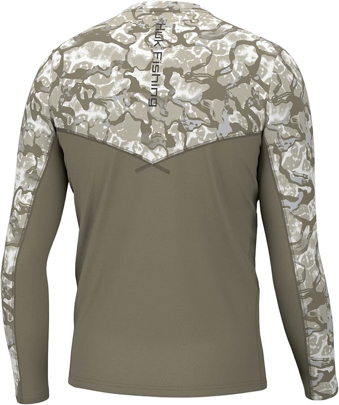 HUK Men's Icon X Long Sleeve Shirt, Performance Fishing Shirt