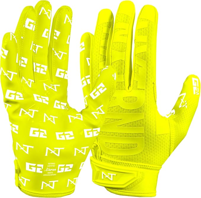 Nxtrnd G2 Pro Football Gloves, Men's Ultra Sticky Elite Receiver Gloves
