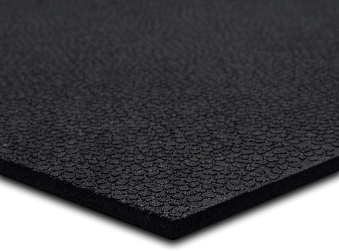 Mohawk Home Heavy Duty Rubber Stall Mat - Gym Floor- Under Dog Crate - All Purpose Utility 3' x 4' - 1/2" Thick (Pack of 10)