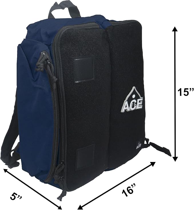 ACE PRO Cornhole Backpack with ACE Patch - Holds Up to Six Cornhole Bag Sets (Up to 24 Bags)