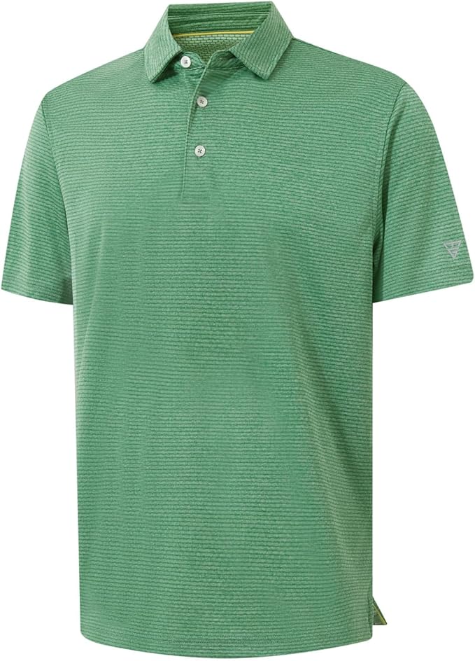 M MAELREG Men‘s Golf Shirts Short Sleeve Ultra-Light Soft Performance Quick Dry Athletic with UPF 30+ Polo Shirts for Men